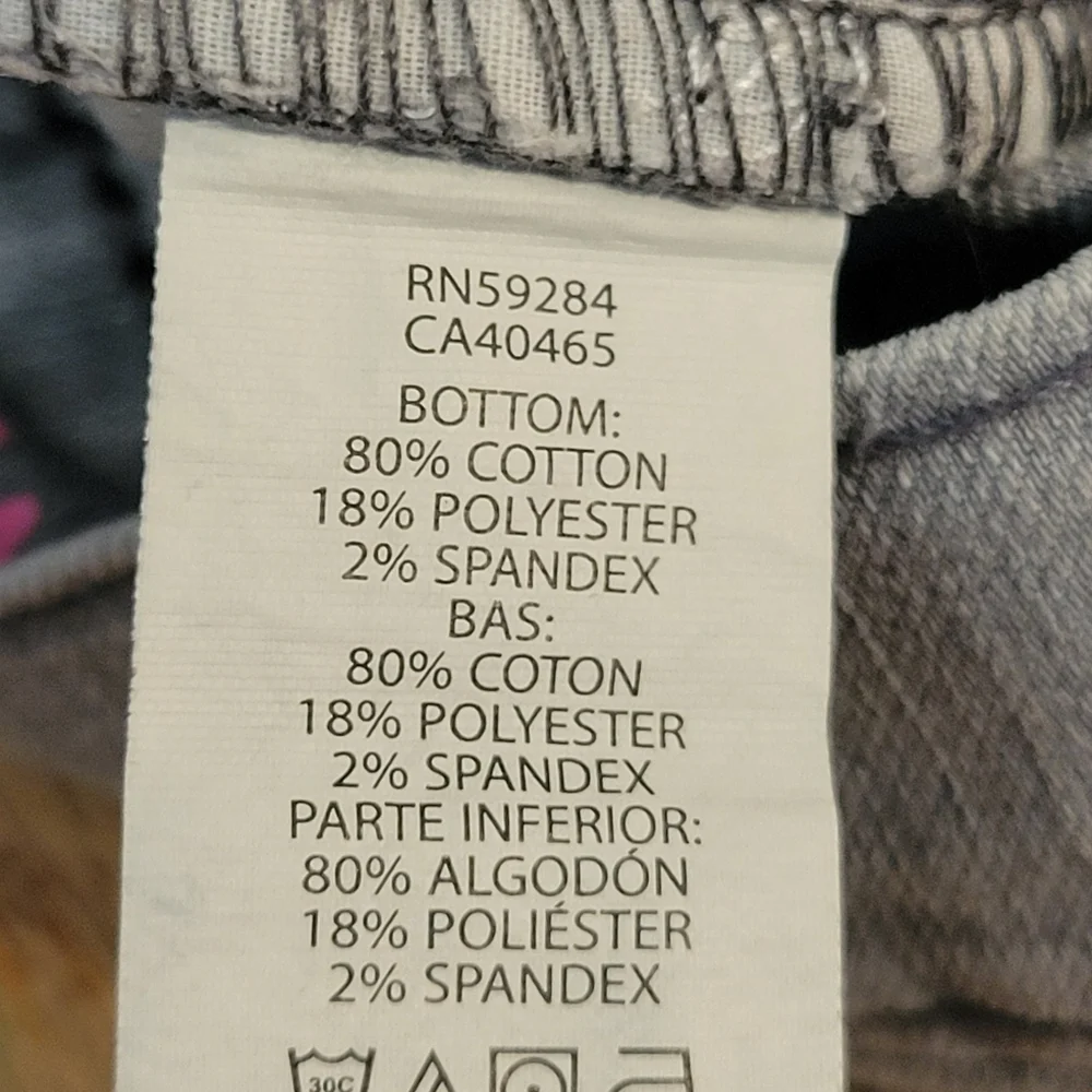 Children's Place Gray Super Skinny Girls Jeans Size 6